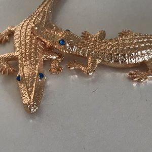 Alligators with Blue Eyes.